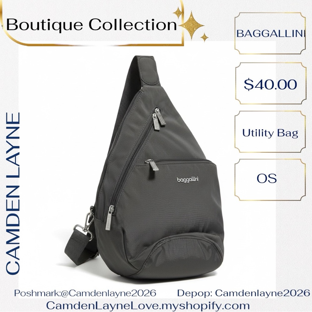 Baggallini Black Belt Bag